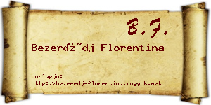 Bezerédj Florentina névjegykártya